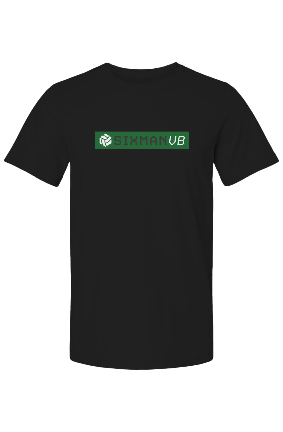 SIXMANVB Front Green/Black/White T-Shirt