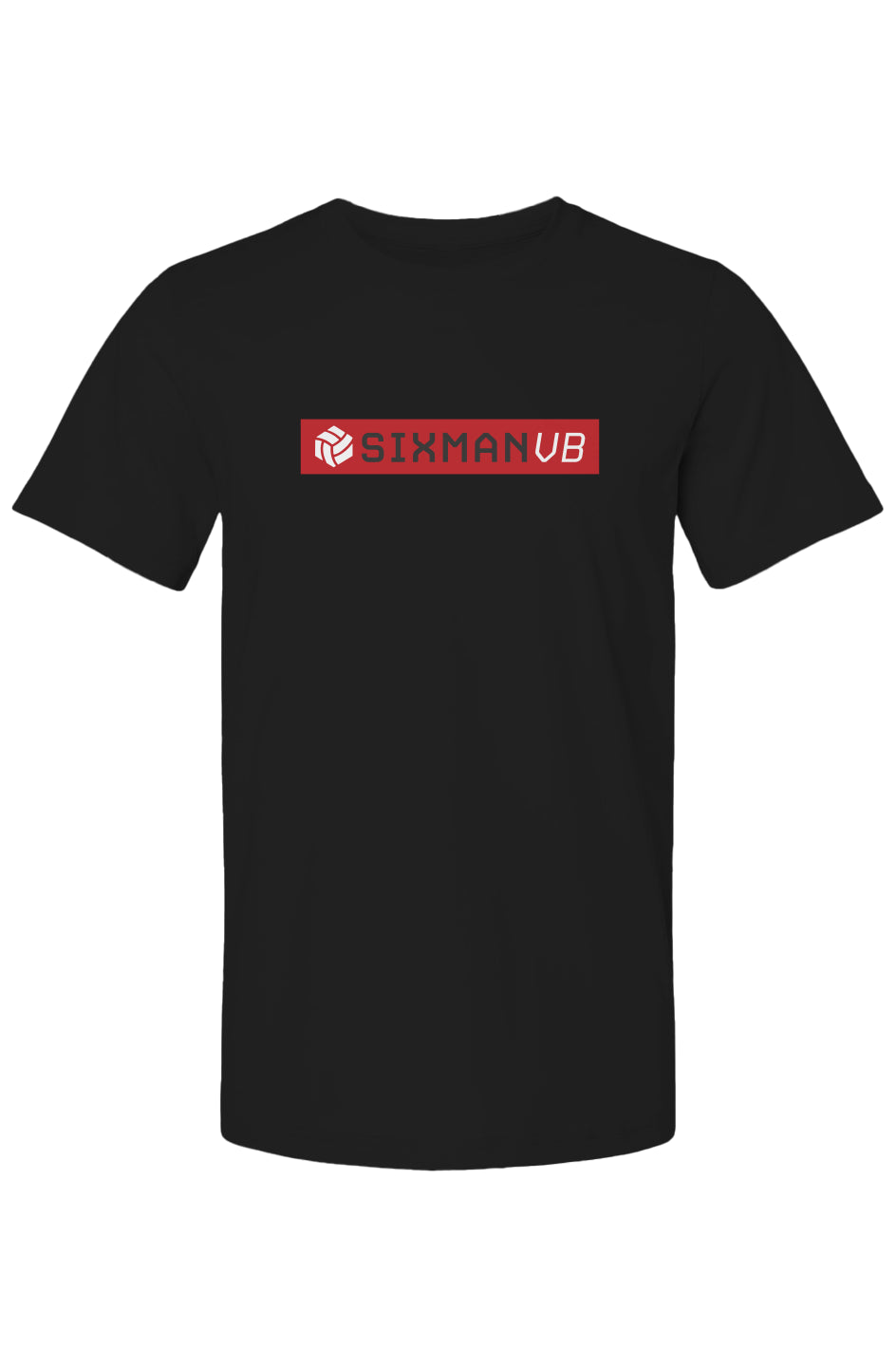 SIXMANVB Front Red/Black/White Unisex T-Shirt