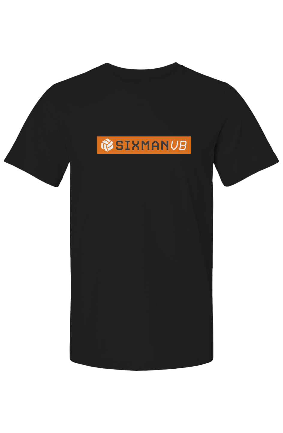 SIXMANVB Front Orange/Black/White Unisex T-Shirt