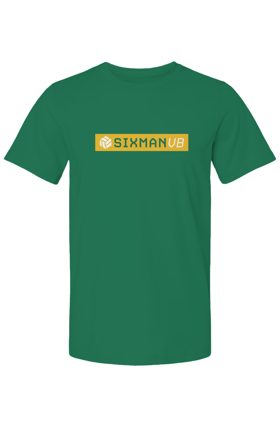 SIXMANVB Front Green/Athletic Gold T-Shirt
