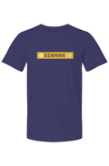 SIXMANVB Front Athletic Gold/Navy T-Shirt
