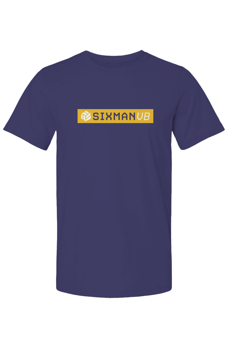 SIXMANVB Front Athletic Gold/Navy T-Shirt