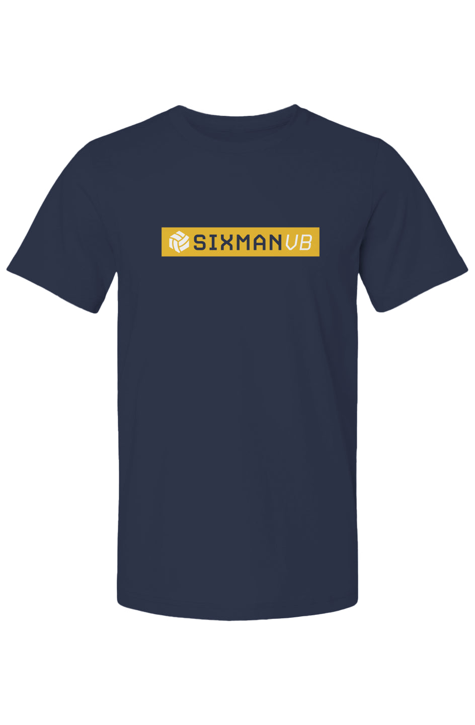 SIXMANVB Front Athletic Gold/Navy T-Shirt